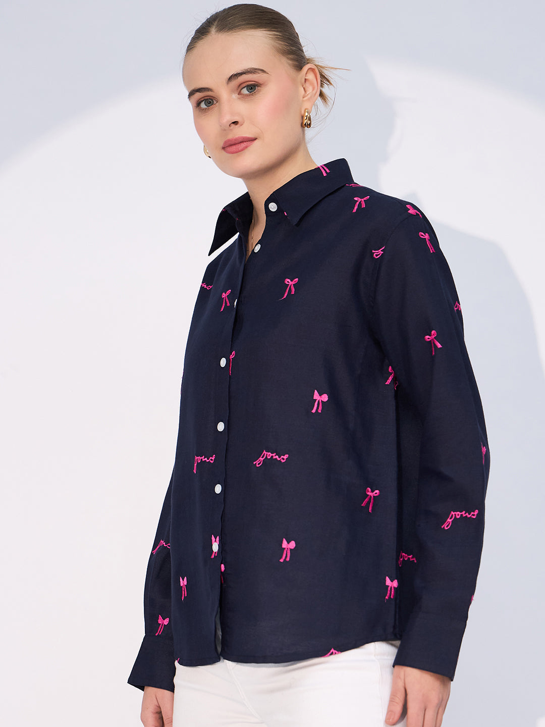 Embroidered Cotton Shirt