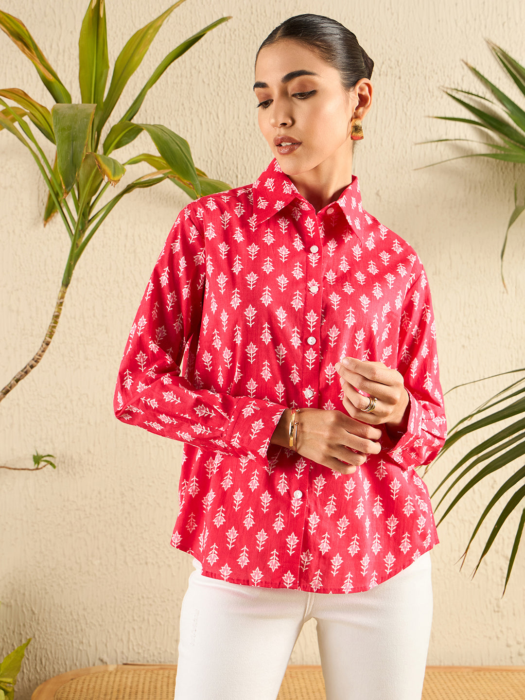 Printed Cotton Shirt