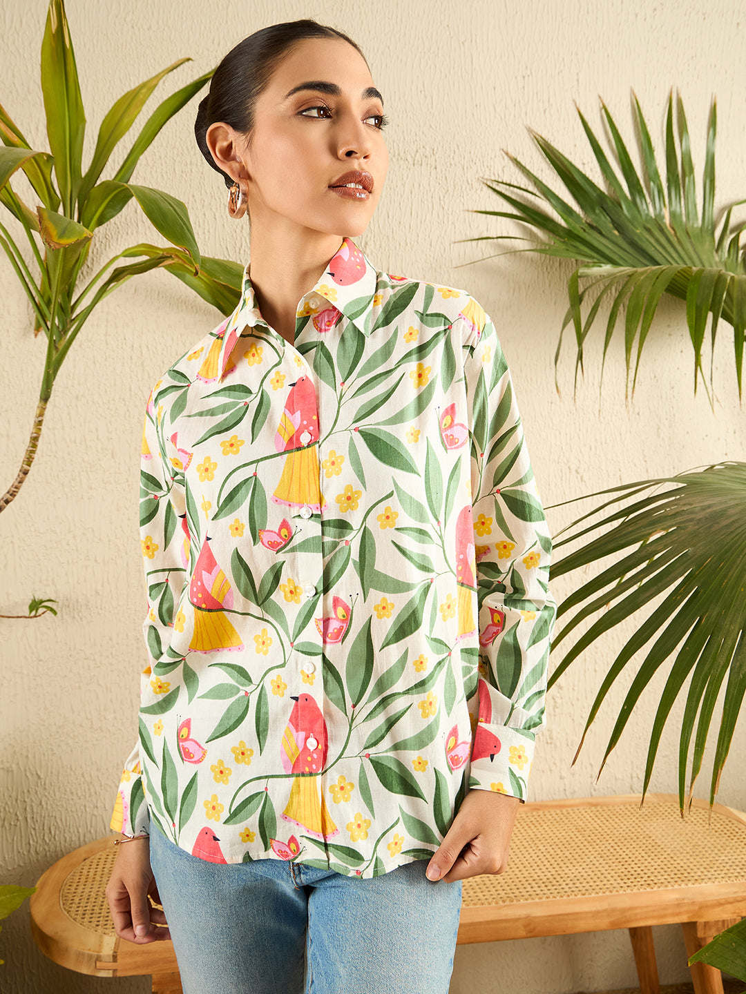 Printed Cotton Shirt