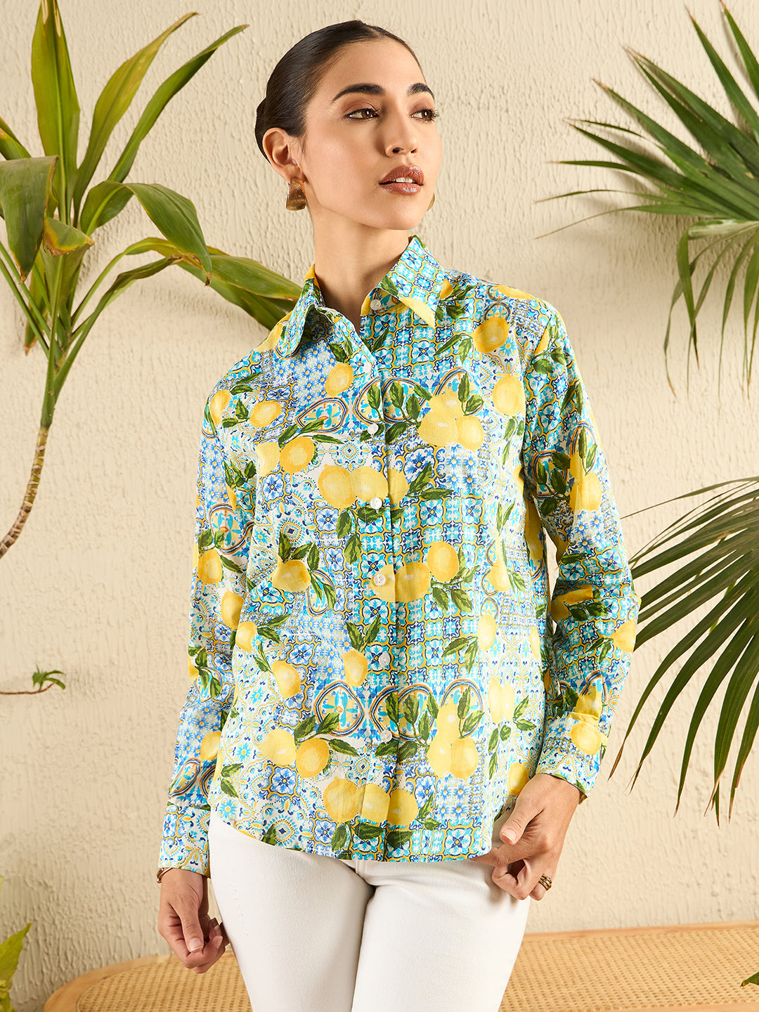 Printed Cotton Shirt