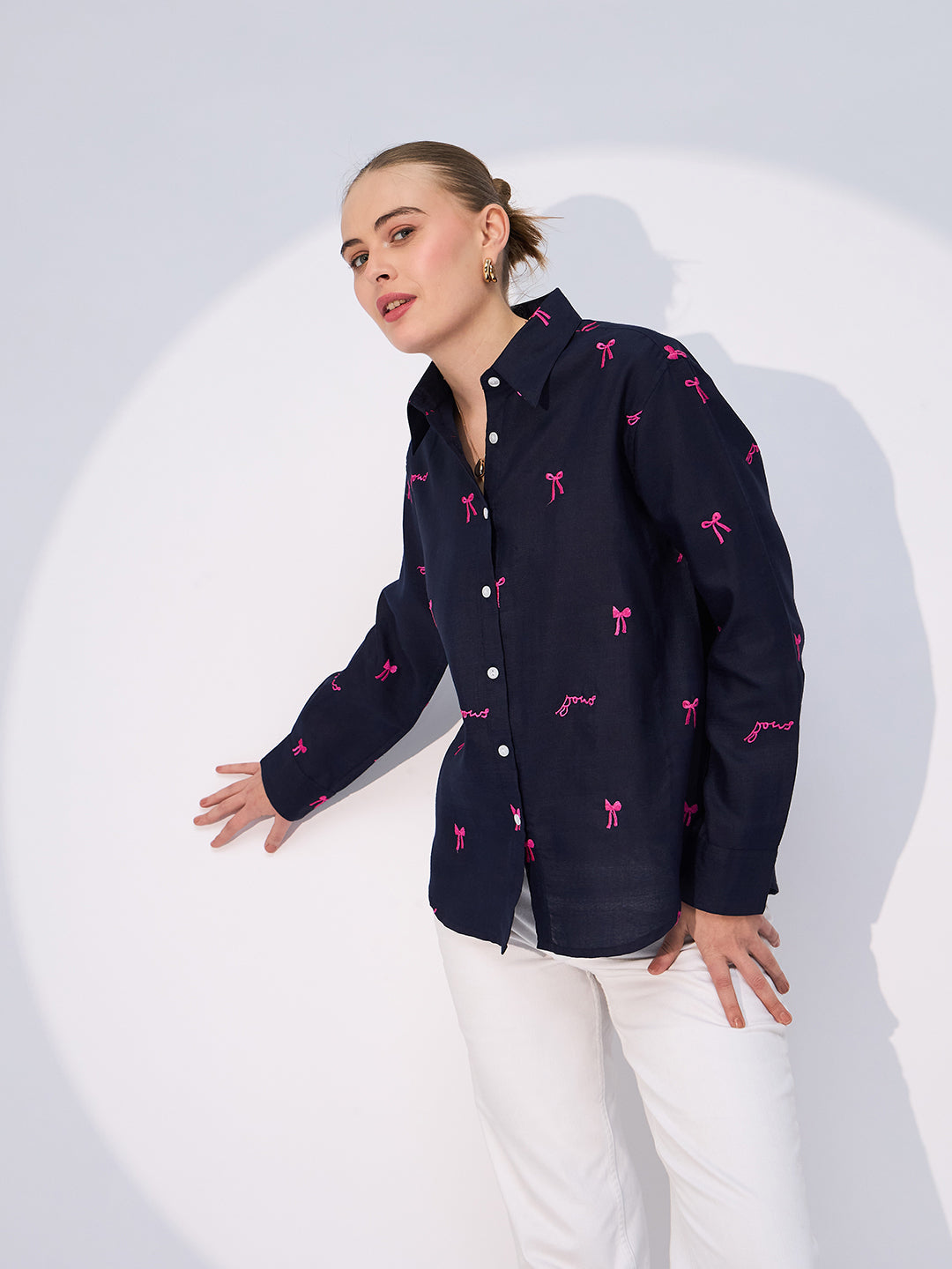 Embroidered Cotton Shirt