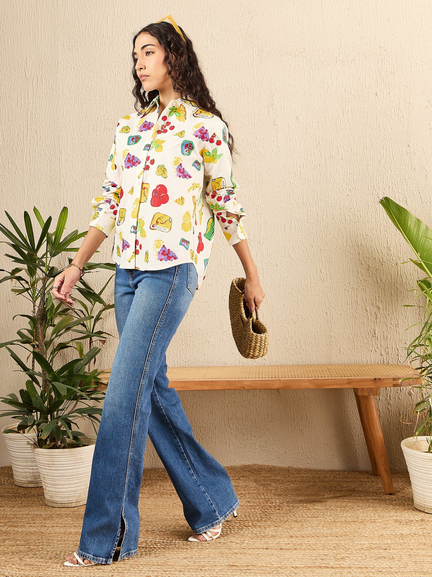 Printed Cotton Shirt