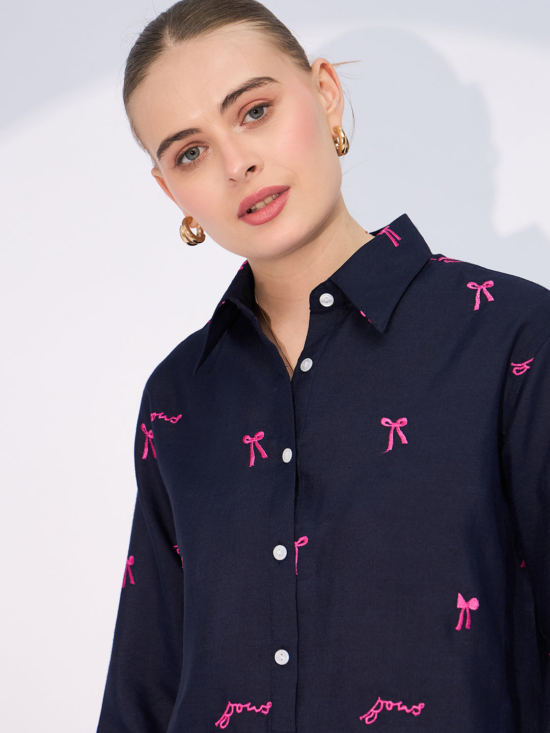 Embroidered Cotton Shirt